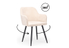 Стул на металлокаркасе Инфини 360 латте (ocean 003),  черный