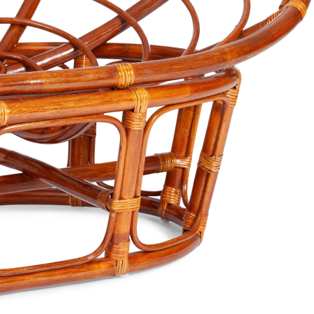 Диван MAMASAN/МАМАСАН 23/02 W, с подушкой, серы, темное дерево