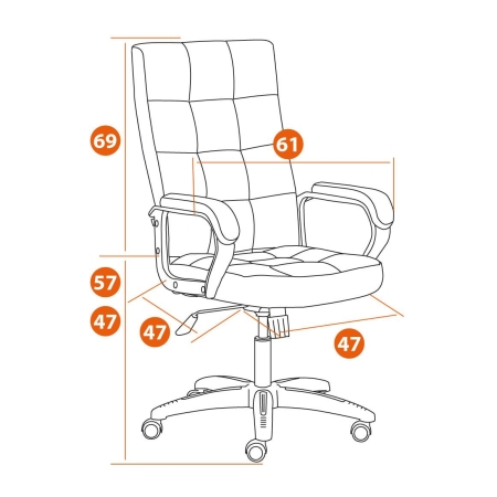 Кресло TRENDY флок и ткань, бежевый и бронза
