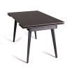 Стол раскладной Buren (140+30+30) керамика черный