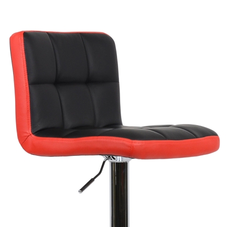 Барный стул Twofold красно-черный
