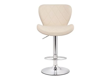 Барный стул Porch светло-бежевый, хром