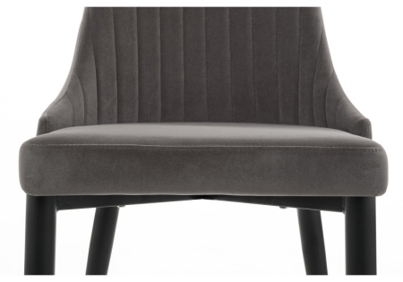 Стул Kora темно-серый, черный