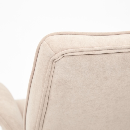 Кресло YORK флок, бежевый