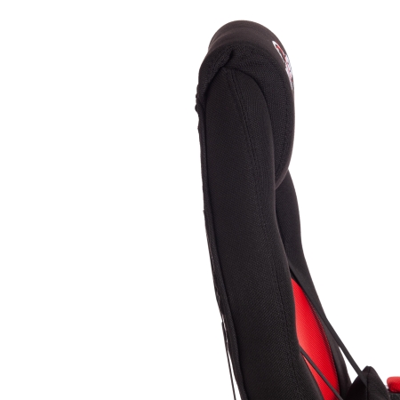 Кресло DRIVER (22) ткань, черный и красный