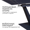 Стол раскладной Malibu (120+30+30), керамика матовая Black Gold фото в интернет-магазине Stoolmarket