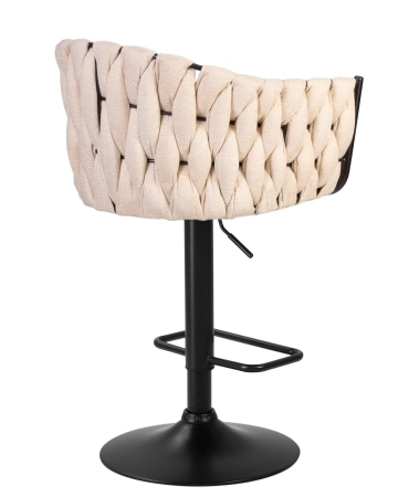 Набор 2 шт Стул барный LEON, бежевая ткань (LAR 275-1)