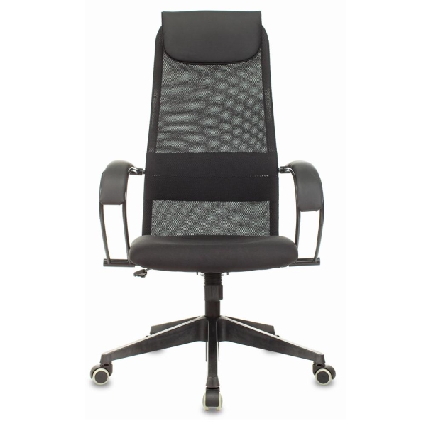 Кресло руководителя CH-607 сетка/ткань черный TW-01