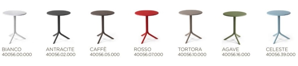 Стол пластиковый обеденный Step + Step Mini антрацит Стол пластиковый обеденный Step + Step Mini антрацит