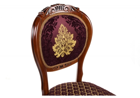 Стул деревянный Adriano 2 темное дерево вишня с патиной