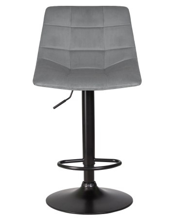 Стул барный TAILOR черный, серый велюр MJ9-75
