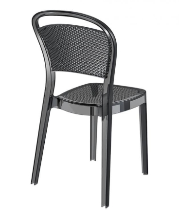 Стул прозрачный Bee черный