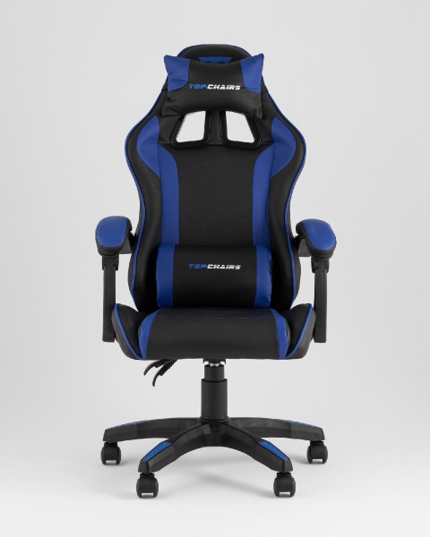 Кресло спортивное TopChairs Shadow черно-синий Кресло спортивное TopChairs Shadow черно-синий