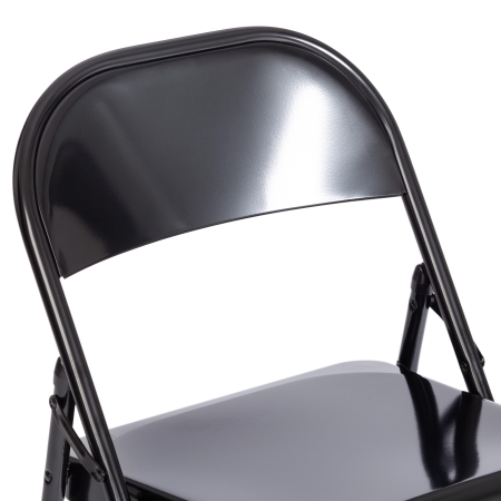 Стул складной FOLDER металлический, черный