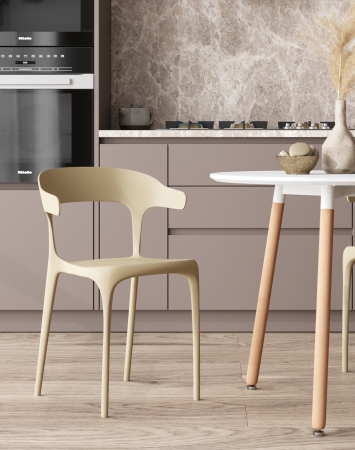 Стул Neo NEW пластик бежевый