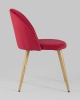 Стул Лион велюр красный