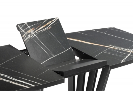 Стол деревянный Эудес sahara noir, черный