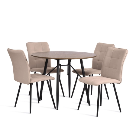 Стул обеденный Bari бежевый