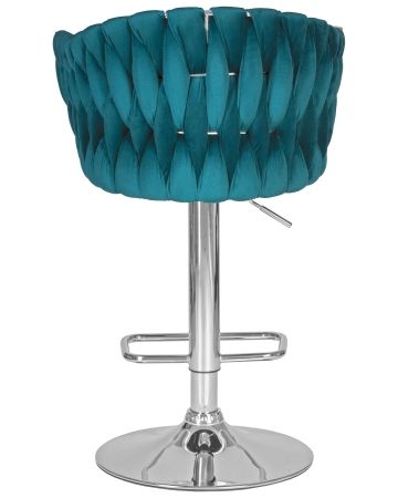 Стул барный MARCEL морской волны велюр MJ9-99