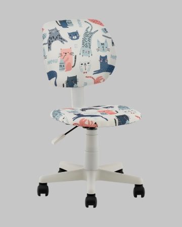 Кресло ЛОЛО Cats пластик белый