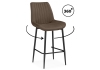 Барный стул Седа 360 коричневый (zd 233), черный np