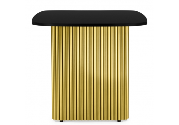 Стол деревянный Бавария B 180 х 90 черная пленка шагрень, золото