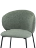 Стул для кухни SOLIS зеленый шенилл ELEMENT, комплект 2шт