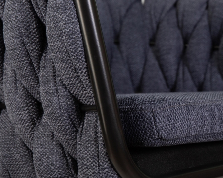 Набор 2 шт Стул барный LEON, синяя ткань (LAR-275-29)