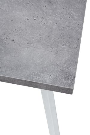 Стол BRICK M 140 бетон Портленд, белый