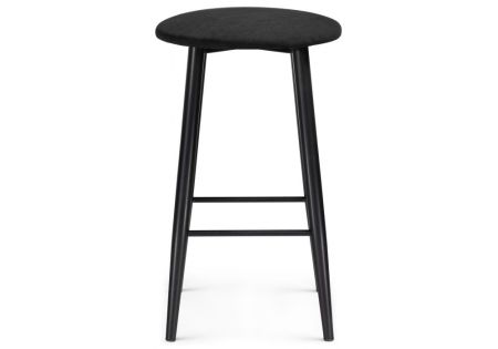 Полубарный стул Гангток катания блэк, черный матовый