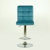 Барный стул N-48 Kruger бирюзовый велюр VL XLD25