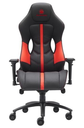 Стул для геймера Jaguar экокожа красный