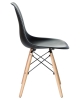 Стул обеденный LMZL-PP623 ножки светлый бук сиденья черный