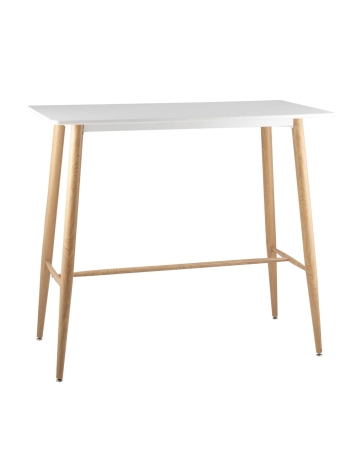 Стол барный Eames NEW DSW 120*60*106 белый