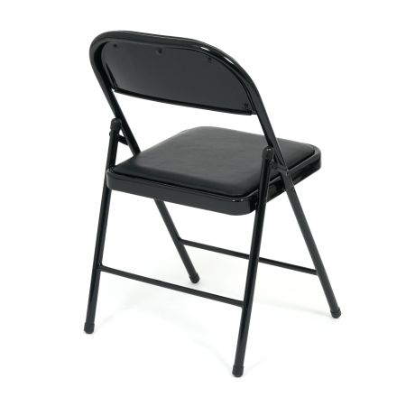 Стул складной Secret De Maison FOLDER (mod. 032) каркас металл, сиденье и спинка и экокожа, 41*51*76 см, черный