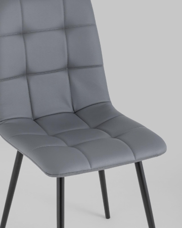 Стул Oliver экокожа серый 2 шт.