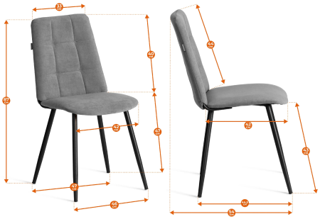 Стул обеденный Asti бежевая экокожа