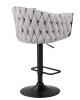 Набор 2 шт Стул барный LEON, серая ткань (LAR 275-17)