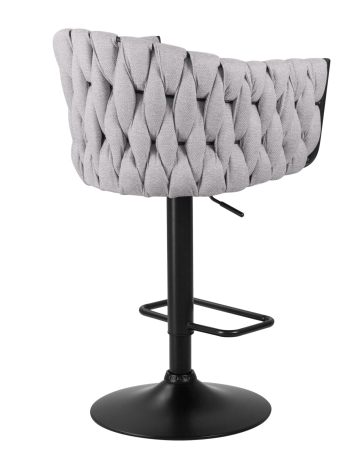 Набор 2 шт Стул барный LEON, серая ткань (LAR 275-17)