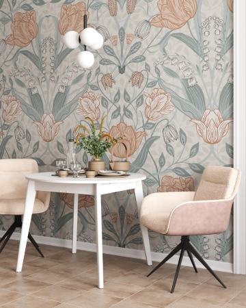 Стол Rondo 100-135*100 белый