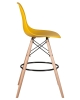 Стул барный DSW BAR ножки светлый бук горчичный Y-03