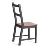 Стул деревянный Соната коричневый, твердое сиденье, без подлокотников