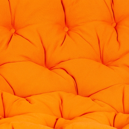 Диван MAMASAN/МАМАСАН 23/02 W, с подушкой, оранжевый, коричневый