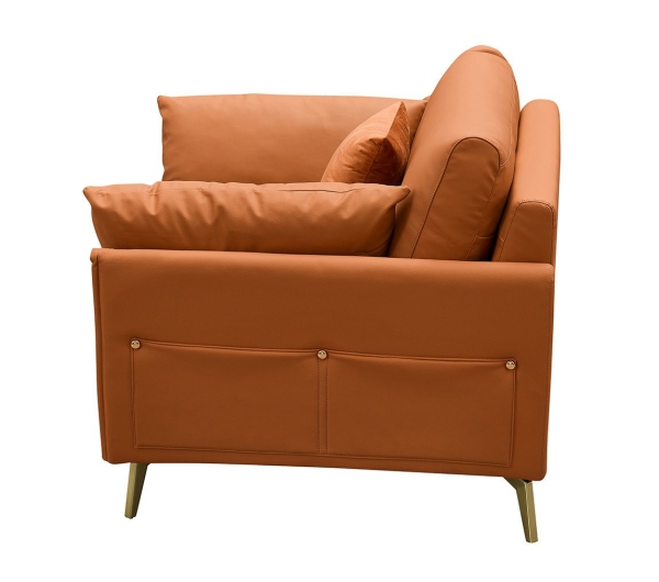 Кресло CALIFORNIA NAPPA SF002 коричневый