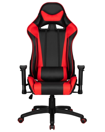 Кресло игровое BRIAN черно-красная экокожа