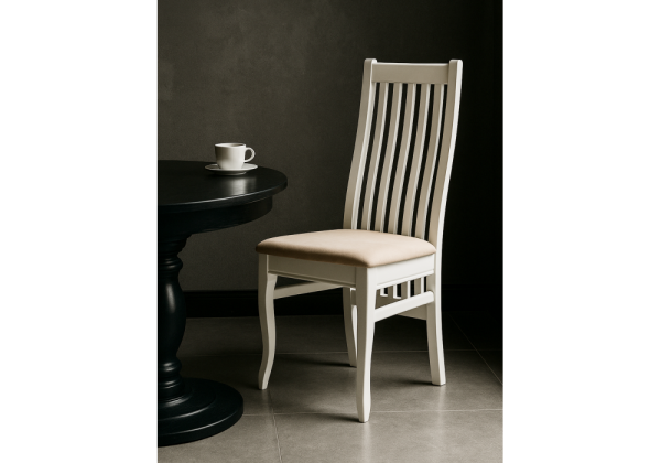 Стул деревянный Арлет белый, tenerife latte