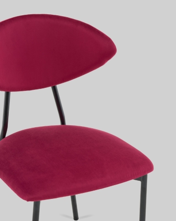 Стул обеденный Квинси велюр винный
