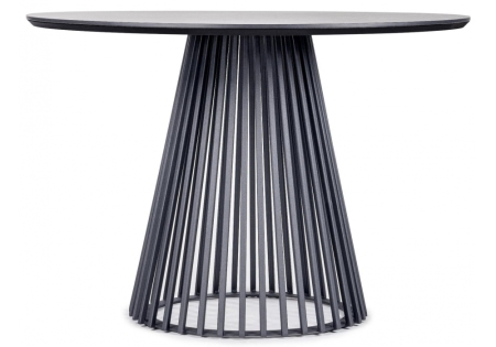 Керамический стол Нэнси 110 темно-серый, черный