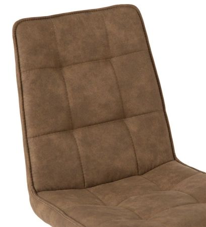 Стул "ROM" капучино, замша Lux, Мокко R2