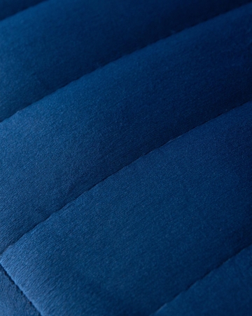 Набор 2 шт Стул барный CHARLY, синий велюр (MJ9-117)